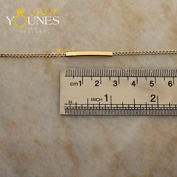 دستبند طلا کارتیر نوزاد مینیمال